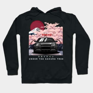 Nissan Skyline r34 GTR, JDM Car Hoodie